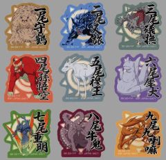 [중고] 씰·스티커 미수 스티커 세트(9장 세트) [이치반 복권 NARUTO-나루토- 질풍전 연결되는 생각] I상