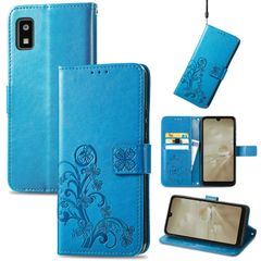 に適用するAQUOS Wish SHG06 A104SH SH-M20 / AQUOS Wish 2 SH-51C ケース 手帳型 ノートブック型携帯電話保護カバー多機能携帯電話ホルスター財布携帯電話ホルダーバンプパターンテクスチャ耐久性摩擦耐性携帯電話ケース