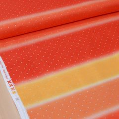 約110×50cm　ハワイアンプリント生地 キャシー中島 キャシーマム ハッピーシャワー 02402-4 オレンジ　生地 布地 布 ハンドメイド