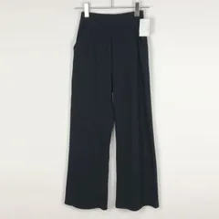 【新品タグ付き】 アプレジュールミニョン シュエットリブパンツ 黒