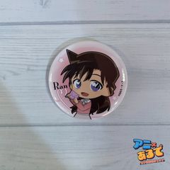 名探偵コナン キラキラ缶バッジ マカロン 毛利蘭 - メルカリ