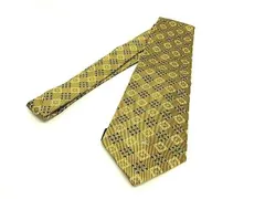 ■新品■未使用■ BURBERRY バーバリー シルク100%  総柄 ネクタイ 紳士 ビジネス メンズ ベージュ系×ネイビー系 BF9505