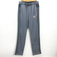 Q■アディダス/adidas ウォームアップトラックパンツ/スウェット■灰【メンズL】men's/85【中古】