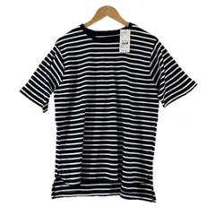 未使用品 AMERICAN HOLIC アメリカンホリック ボーダー 春夏 SS 半袖Tシャツ コットン ネイビー レディース L【古着】【中古】【送料無料】