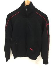 PUMA 80s ジャージ L 黒赤 T7 ヒットユニオン ヴィンテージ - メルカリ