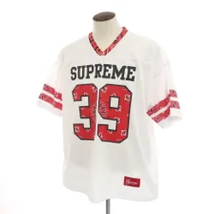 【中古】シュプリーム Supreme 2025年春夏 Bandana Football Jersey ポリエステル 半袖Ｔシャツ ホワイトxレッド【サイズXL】【メンズ】のサムネイル