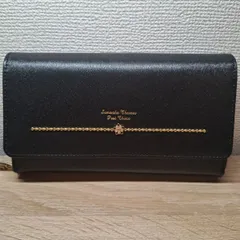 未使用　サマンサタバサプチチョイス　お財布ショルダー　ショルダーウォレット　かぶせ長財布　ブラック　黒