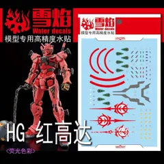 HG 1/144 機動戦士GQuuuuuuX 赤いガンダム専用水転写式デカール ST008