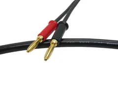 スピーカーケーブル 両端バナナ加工 2本1セット 3.5m（スピーカー2台分）| ケーブル：富士電線 S-VCTF | プラグ：テイシン 