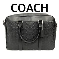 COACH グラハム C8170 ビジネスバッグ ブリーフケース 黒 レザー