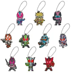 【中古】キーホルダー 全10種セット 「仮面ライダーシリーズ レジェンドライダー カプセルラバーマスコット6」