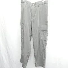 ◇ ⊇ GLOBAL WORK グローバルワーク ウエストゴム スラックス サイズL グレー レディース E  【1412090053191】