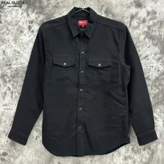 値下 supreme snap work shirt Lサイズ素人採寸のためご参考まで