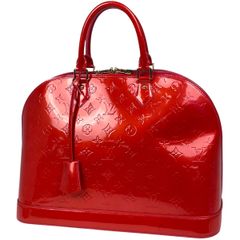 ルイ・ヴィトン Louis Vuitton アルマ GM 手提げ エナメル ハンドバッグ モノグラムヴェルニ ローズポップ M93625 レディース 【中古】