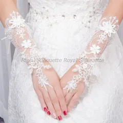 グローブ ウェディンググローブ ウェディング ホワイト 白 花 フィンガーレス レース ブライダルグローブ 結婚式 花嫁 ショート プリンセス パーティー 前撮り ガーリー メッシュ 二次会 チュール フェミニン