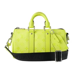 新品 ルイヴィトン Louis Vuitton ショルダーバッグ キーポル・バンドリエール 25 レモンイエロー