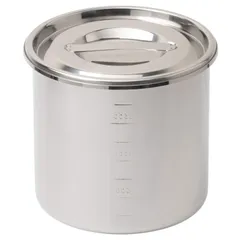 【クーポン有】モリブデンステンレス製 AKT7911 11cm 目盛付キッチンポット 業務用 遠藤商事