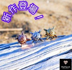 片耳分 新作ピアス サンマーク 太陽 ハワイアンジュエリー ユニセックス