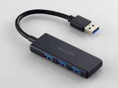 【新品・4営業日で発送】U3HH030XBK U3H-H030XBK USB-Aハブ (Mac／Windows11対応) ブラック バスパワー ／3ポート ／USB 3.2 Gen1対応 