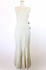 【タグ付】BELINDA｜ベルテッドフレアヘムニットワンピース