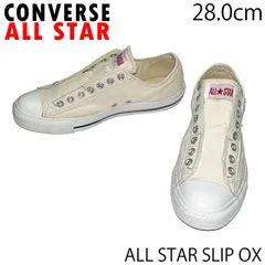 【USED／28.0cm】CONVERSE ALL STAR SLIP OX ホワイト