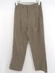 ◇ LOWRYS FARM ローリーズファーム 総柄 スリット パンツ サイズM ブラウン レディース P  【1212270001192】