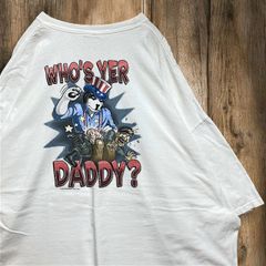 BJJI アニマル Tシャツ ビンテージ 古着 白 ビッグドッグ BIG DOG S お父さん パパ 犬 XXXL相当サイズ 2503  2980 p10