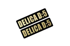 EEE-804-3【あむ様専用】 DELICAD5 黒金アクリル2層ステッカー 2枚1セット