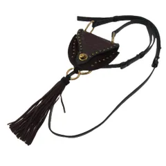 DSQUARED2 ディースクエアード クロコダイル柄 レザー フリンジ ショルダーバッグ ブラウン系【中古】のサムネイル