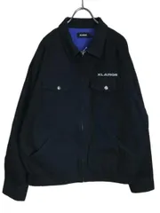 【中古】X-LARGE エクストララージ EMBROIDERY SLAMMED CAR WORK JACKET　ジップアップブルゾン　ワークジャケット　101213021001 ブラック L 44833288のサムネイル