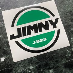 タイプ2 2色JIMNY丸カッティングステッカー JB23 タイプ JB64タイプもあります