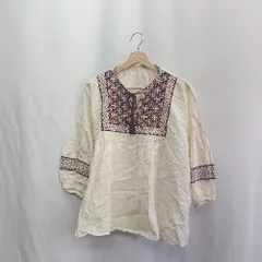 ◇ ⊂ Φ Samansa Mos2 長袖 ブラウス サイズF アイボリー系 レディース E  【1410290046739】