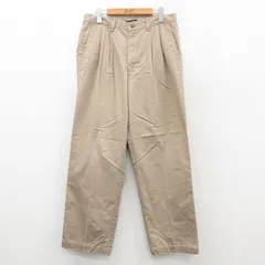 W33/古着 ドッカーズ パンツ メンズ コットン ベージュ カーキ 25oct14 中古 ボトムス ロング