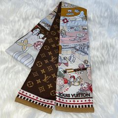 【中古】 LOUIS VUITTON （ルイヴィトン） ﾊﾞﾝﾄﾞｰ ｳﾞｨｳﾞｨｴﾝﾇﾜｰﾙﾄﾞ モノグラム 服飾 マフラー/スカーフ/ネクタイ  M78079 used:AB