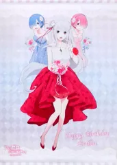 【中古】タペストリー エミリア＆レム＆ラム(エミリアバースデー2018ver.) B2タペストリー 「Re：ゼロから始める異世界生活 Re：ゼロから始めるエミリアの誕生日生活 2018 in 渋谷マルイ」