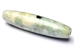 【１点物】希少◇アフガニスタン産 ハックマナイト　51x13mm　天珠(貫通穴) チューブ ビーズ パワーストーン 天然石 _PC5519