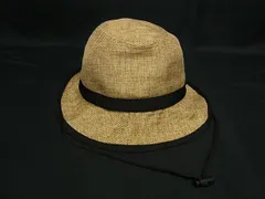 ■極美品■ THE NORTH FACE - ザ・ノースフェイス NNJ01820 キッズ ハイクハット ポリエステル100％ 帽子 表記サイズKM ブラウン系 DI9566
