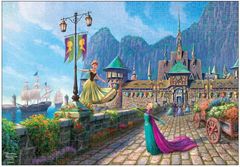 テンヨー 1000ピース ジグソーパズル ディズニー Frozen Celebration in Arendelle キャンバススタイル 51x73.5cm 