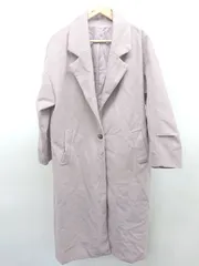 ◇ ⊇ Ray Cassin レイカズン ゆったり 長袖 チェスターコート サイズF パープル系 レディース P  【1409090032813】のサムネイル