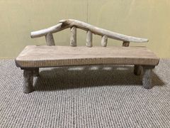 耳付き天然古木　手作り　フラワースタンド
