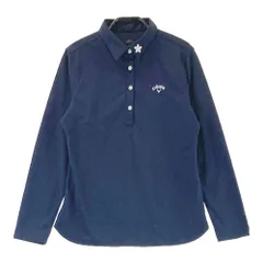 サイズ：LL CALLAWAY キャロウェイ  長袖ポロシャツ 総柄 ネイビー系 [240101336597]# ゴルフウェア レディース ストスト