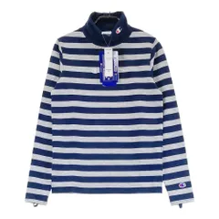 サイズ：S CHAMPION GOLF チャンピオンゴルフ  ハイネック長袖Tシャツ ボーダー柄 ネイビー系 [240101533318] ゴルフウェア レディース ストスト
