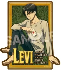 【中古】シール・ステッカー 2.リヴァイ トラベルステッカー 「進撃の巨人」