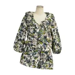 ポールアンドジョー PAUL & JOE チュニック シャツ 花柄 サイズ 1 日本製 ウール レディース F-L3765のサムネイル
