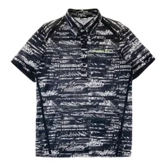 サイズ：M OAKLEY オークリー 433954JP 半袖 ポロシャツ 総柄 ブラック系 [240101373401]# ゴルフウェア メンズ ストスト