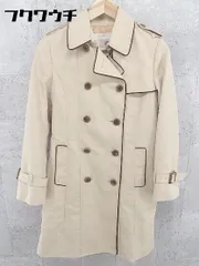 ◇ ◎ CLEAR IMPRESSION クリアインプレッション ウエストベルト付 長袖 トレンチ コート サイズ2 ベージュ レディース 【中古】 【1101250014874】のサムネイル