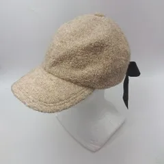 【新品未使用】ランバンオンブルー♡リボンパールニットキャップイヤーマフ LANVIN en Bleu｜ランバン オン ブルーのキャップ（帽子