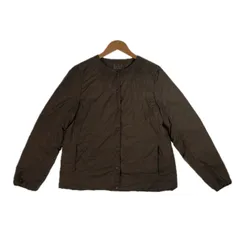 Mujirushi Ryohin 無印良品 無地 秋冬 AW ダウンジャケット ナイロン/ナイロン カーキ レディース L【古着】【中古】【送料無料】