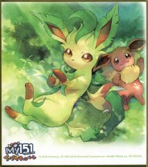 ポケモンセンター My151 イーブイキャンペーン 色紙 リーフィア