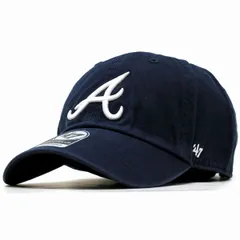キャップ メンズ レディース ブランド 47brand クリーンナップ  フォーティーセブン Braves '47 CLEAN UP NVY 【MB】